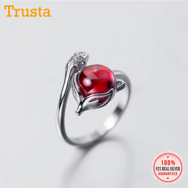Trusta 100% Стерлинговое Серебро 925 пробы модное женское ювелирное изделие милое