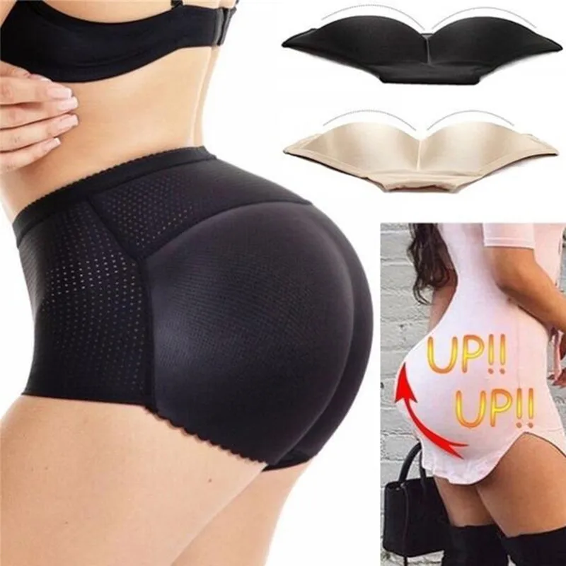 Women Control Panties with Pad Butt Lifter Hip Enhancer Mesh Breathable  Underwear Push Up Big Ass Fake Butt Body Shaper