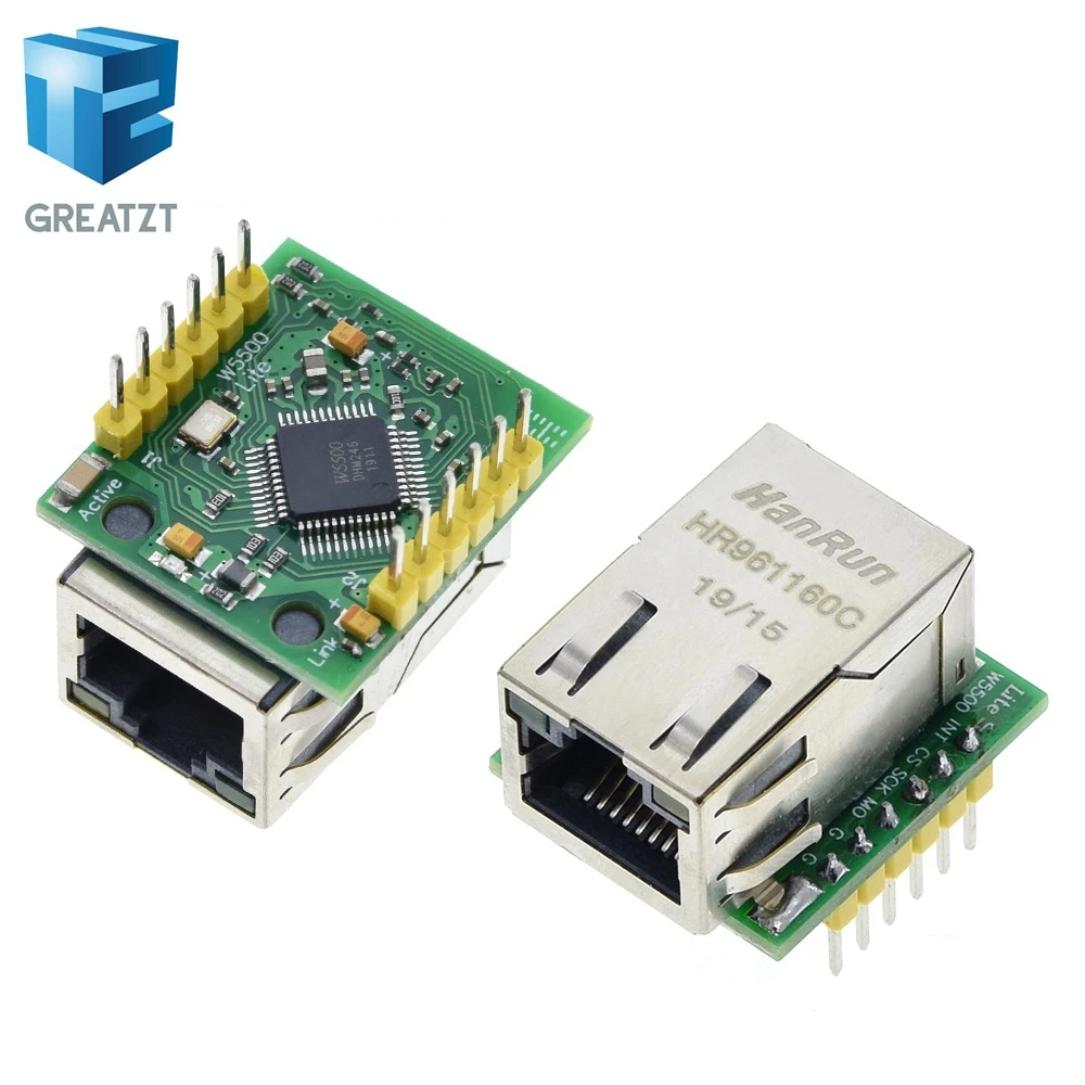 GREATZT умная электроника USR-ES1 W5500 чип Новый SPI для LAN/ Ethernet конвертер TCP/IP мод Arduino |
