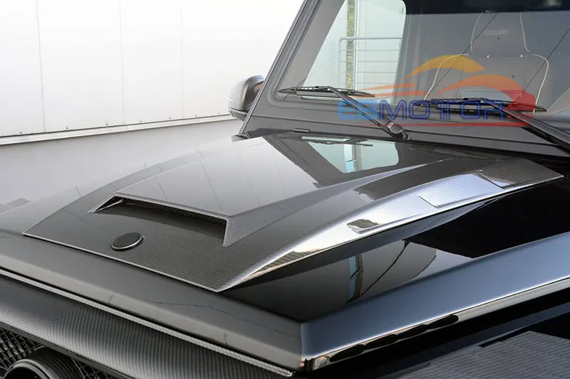 ebmotor-com B style  HOOD SCOOP HOOD VENT Hood Attachment FOR BENZ G CLASS W463 G63 G65 G500 G55 2012UP 2_1389