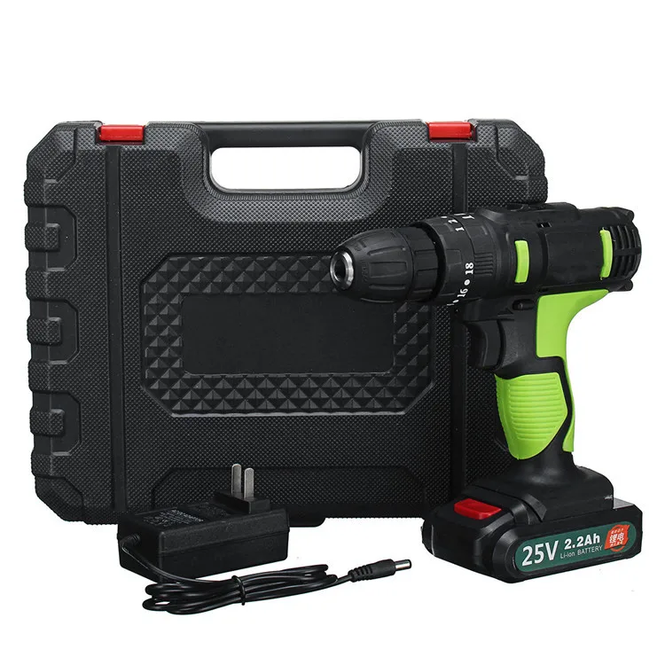 

AliExpress Hot Selling 25V Impact-One Electric Charge Rechargeable Hand Drill Impact Drill Electric Screwdriver