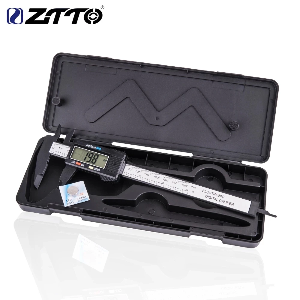 

MTB Road Bicycle Measuring Tool Rule Nylon Accurate Electronic Vernier Caliper 0.01 Millimeter Inch LCD Millimetre Bike Parts