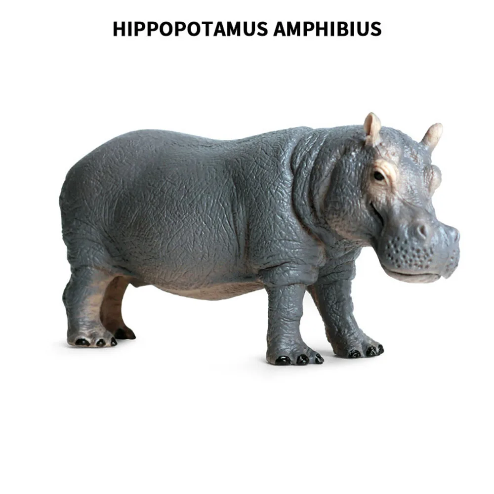 Детская научная развивающая Когнитивная игрушка Бегемот фигурки диких животных