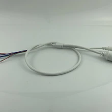 Инжектор PoE сетевой кабель для IP Камера зарядная Модульная плата 802.3at/af RCA аудио DC 2,1 мм* 5,5 мм RJ45 Разъем 10/100 Мбит/с Медь линии 0,6 м