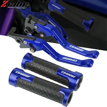 

CNC Motorcycle Adjustable Folding Brake Clutch Levers Handlebar Hand Grips for HONDA cb400 CB400SF CB 400SF CB 400 SF 1992-1998