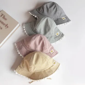 

Newborn Baby Sunhat Breathable Cotton Cartoon Printed Baby Hat Summer Baby Bucket Hat Beach Sunhat