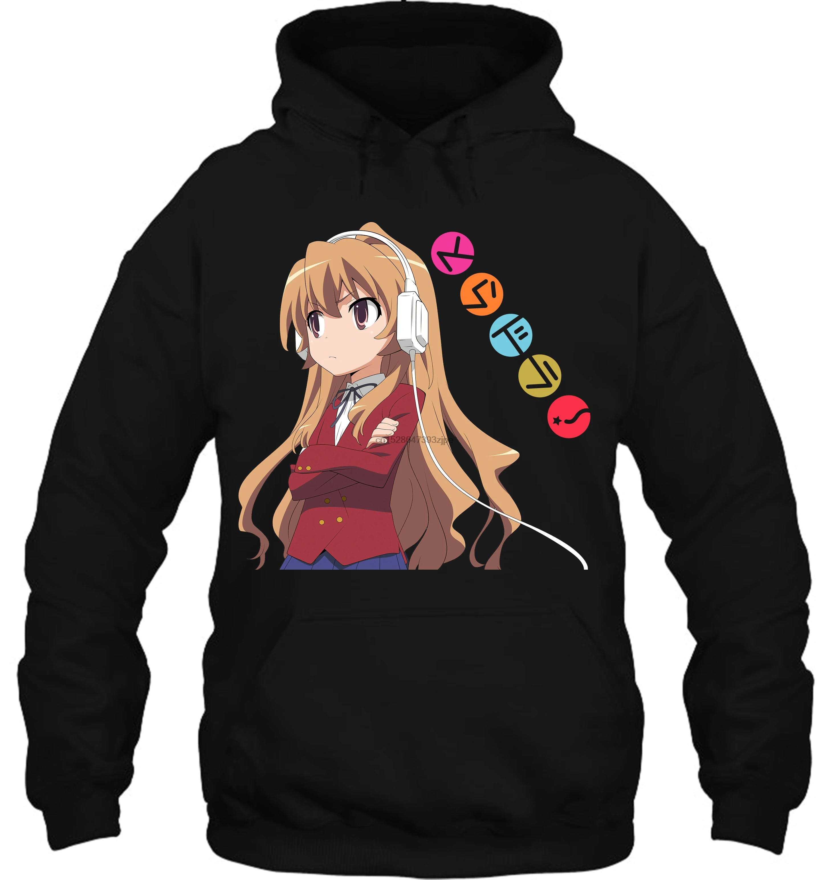 Мужская Толстовка Новинка Toradora Taiga Aisaka Аниме Манга Япония черный белый футболка S 5XL женская уличная одежда
