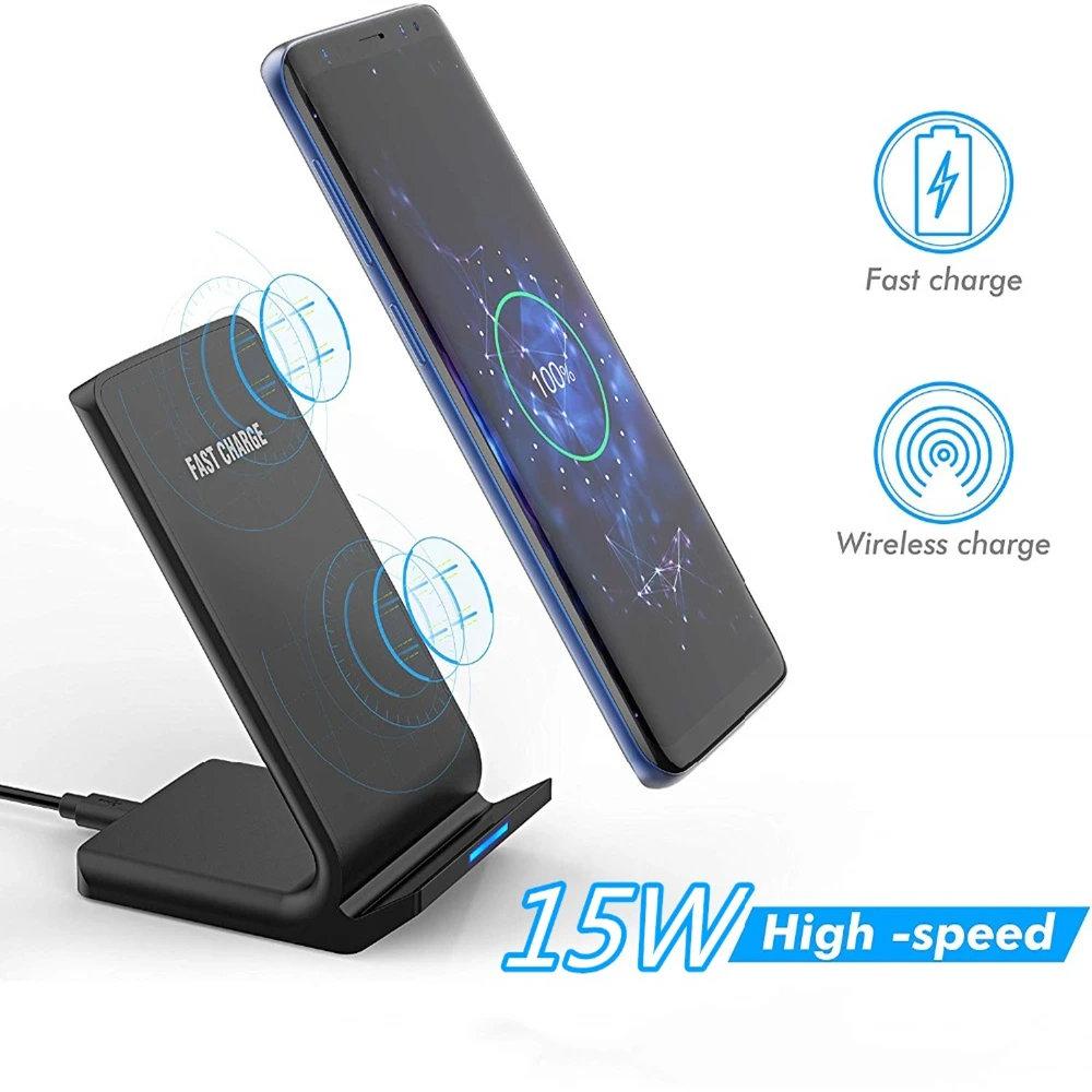 FDGAO 15W Fast Wireless Charging Holder Qi Induction Charger Stand For Samsung Note 10 9 S20 S10 For iPhone 8 X XS XR 11 Pro Max FDGAO 15W Fast Wireless Charging Holder Qi Induction Charger Stand For Samsung Note 10 9 S20 S10 For iPhone 8 X XS XR 11 Pro Max