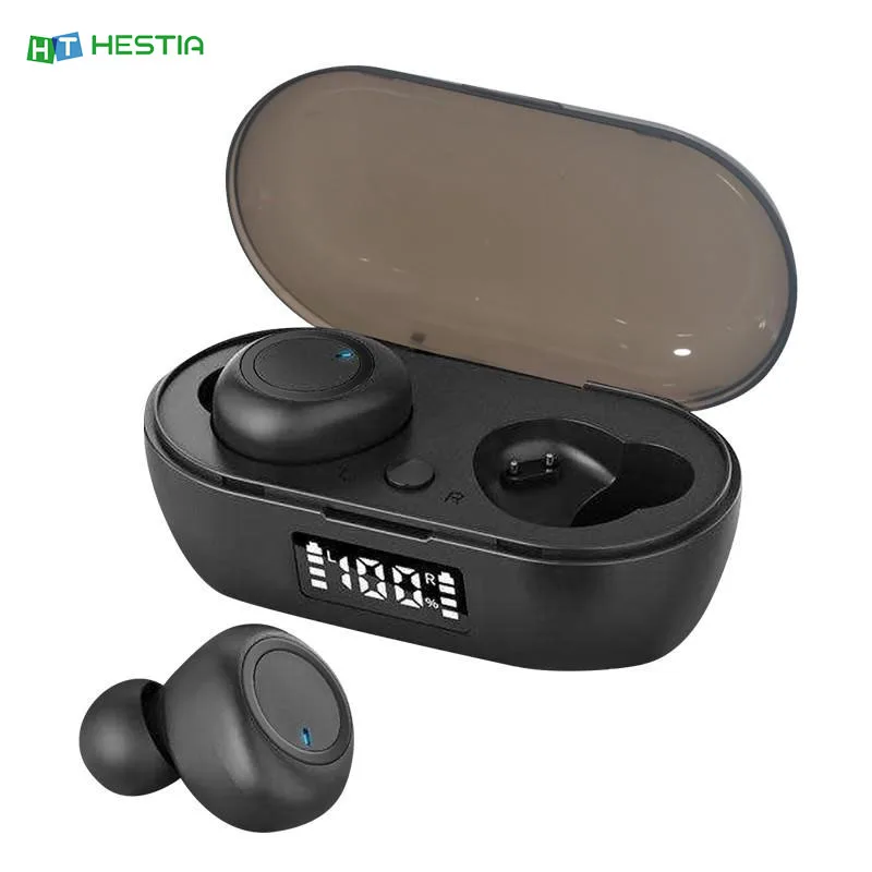 TW19 TWS Jerry Solution Bluetooth earphone 5 0 Digital Display Touch Bluetooth Headset audifonos bluetooth earbuds fone de ouvid