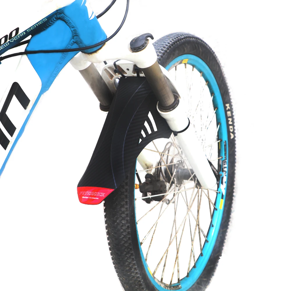 Новейшие велосипедные отражатели из углеродистой саржи отражающий пластик стикер крылья набор велосипедный брызговик заднее переднее крыло для велосипеда аксессуары