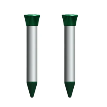 

2 Pcs Ultrasonic Mole Repeller- Professional Solar Powered Waterproof Outdoor Animal Repellent - Vibrasonic Pest Deterrent for M