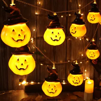 

1pc Halloween String Light Decorative Party Light LED Light String Pumpkin Light