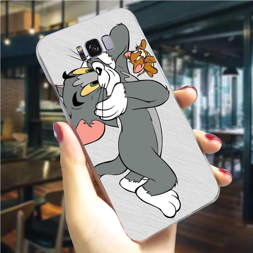 

Phone Cover For Samsung M30 Anime Tom and Jerry Case Note 8 9 M10/M20 Galaxy S6/S7 Edge S8/S9/S10 Plus S10e