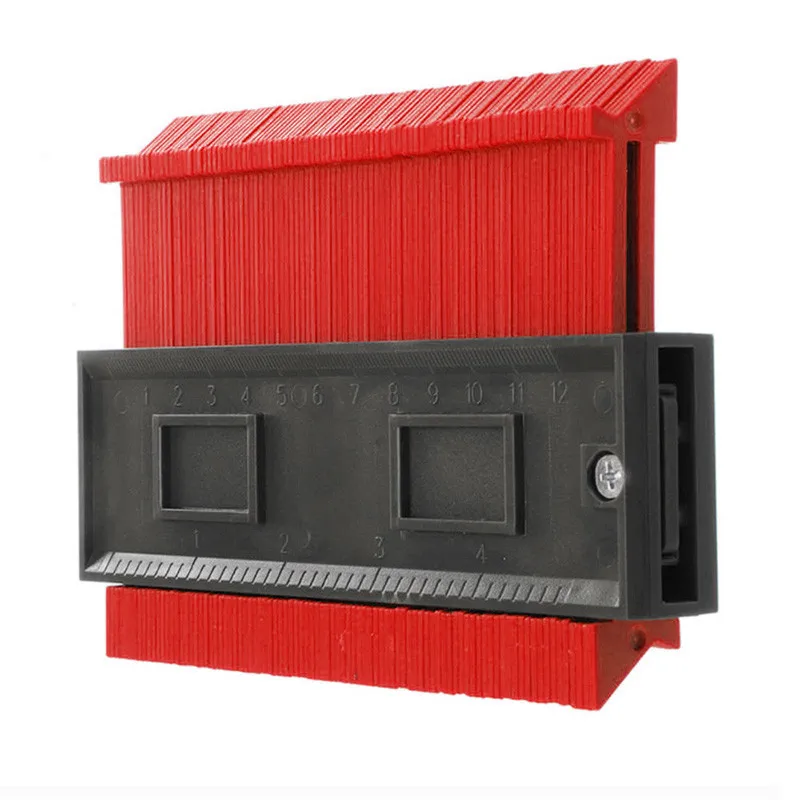Contour Profile Gauge Copy Gauge Duplicator Tiling Laminate Tiles Edge Shaping Wood Measuring Ruler Woodworking Tools