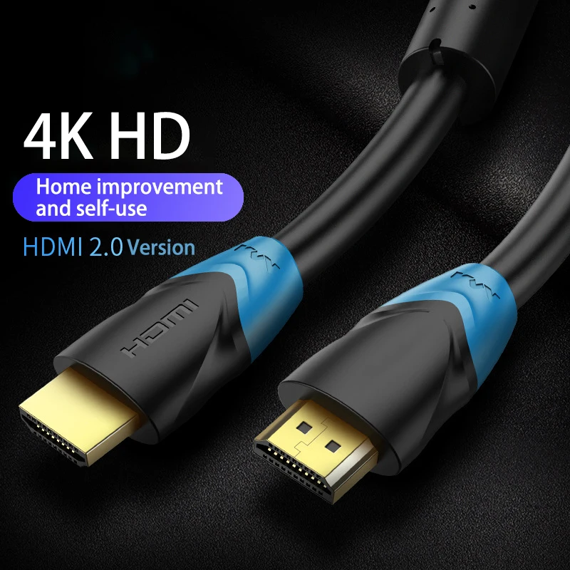 

4k HDMI Cable 2.0 Version Line HDMI to HDMI Switch Splitter Cable 0.5m 1m 1.5m 2m 3m 5m 10m 12m 15m Audio Video Adapter Cable