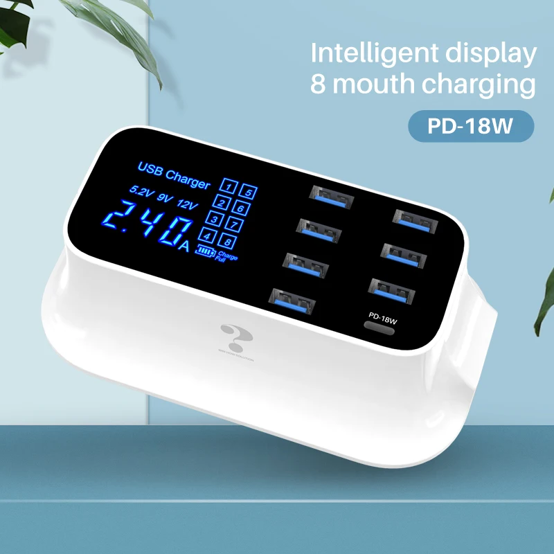 Зарядное устройство для мобильного телефона WIN HOW PD18W адаптер питания QC быстрая