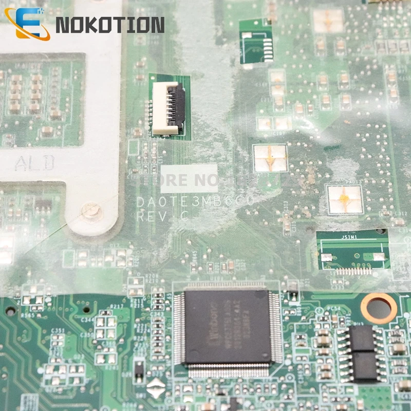 NOKOTION для Toshiba Satellite L600D L640D L645D материнская плата DA0TE3MB6D0 DA0TE3MB6C0 A000073410 A000073410 DDR3 процессор