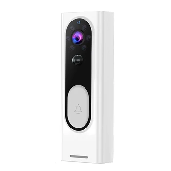 

1080P Monitoring Video Doorbell Remote Intercom Visible PIR Detection 2.4G Home Security Modern HD Wireless WiFi Phone APP Video
