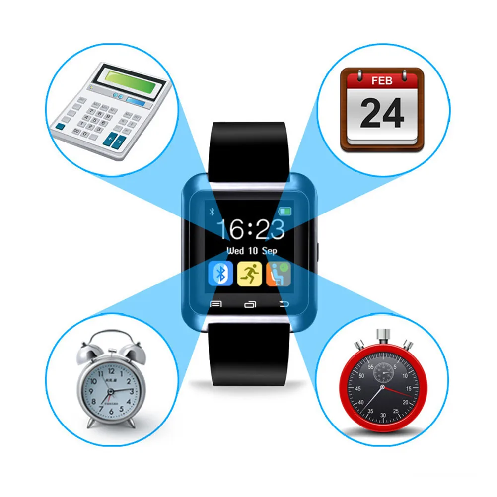 Новые смарт-часы с Bluetooth, Смарт-часы U8 для IPhone, IOS, Android, смарт-телефон, часы для ношения, устройство Smartwach PK GT08 DZ09 A1