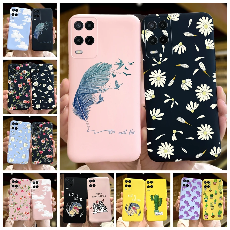 Per Oppo A54 Custodia Oppo A54 5G Custodia Per Telefono Cover Posteriore In Silicone Stampato Colorato Per Oppo A54 A 54 Cph2239 Cph2195 Oppo A54 (5G)