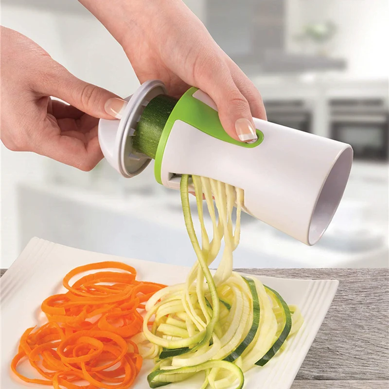 

Vegetable Spiralizer Carrot Grater Potato Spiral Cutter Vegetable Julienne Slicer Kitchen Tools Spaghetti Pasta Cooking Gadgets