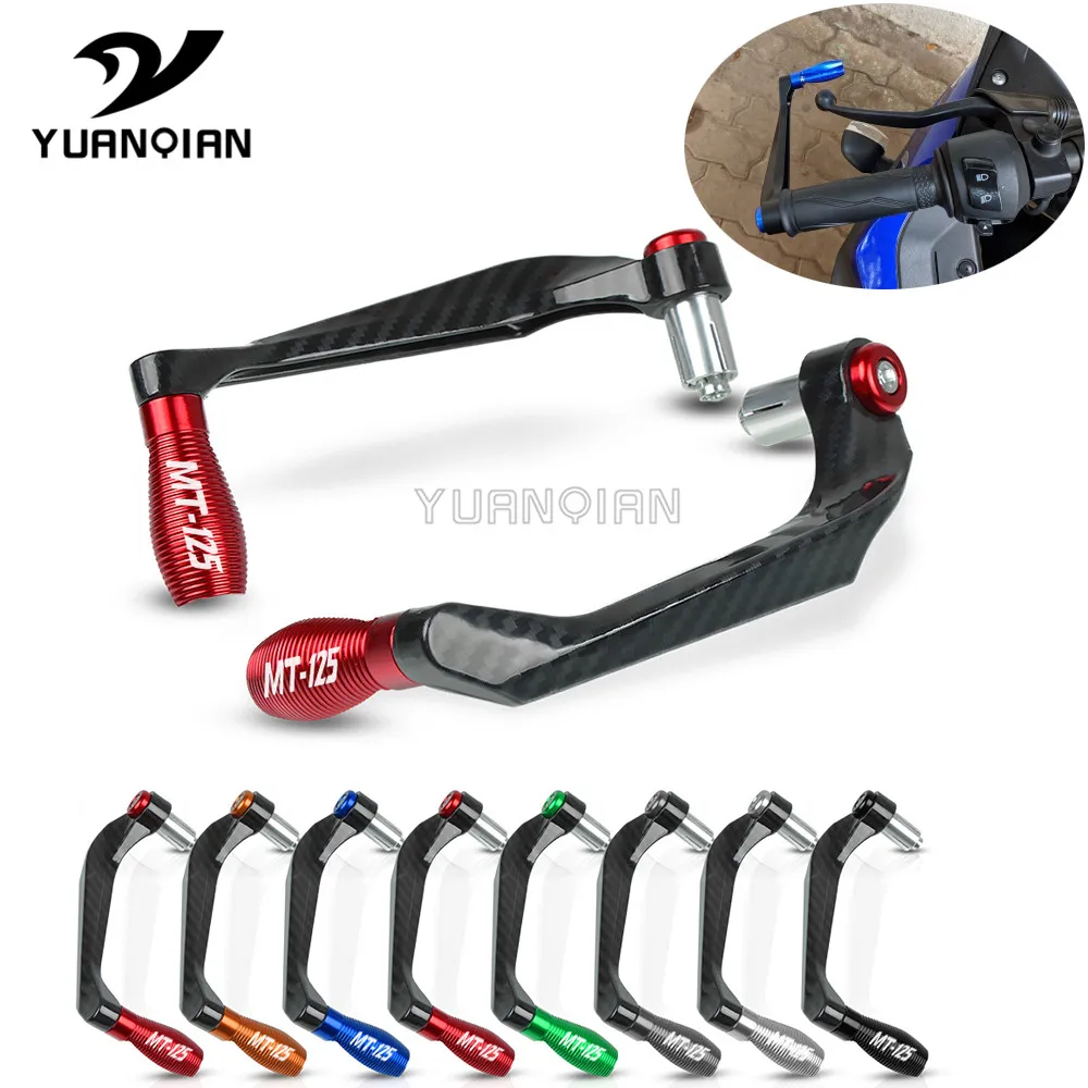 Motor CNC Brake Clutch Levers Protection motorcycle Accessories Lever Guard Handlebar Grips Guard For YAMAHA MT-125 MT125 MT 125