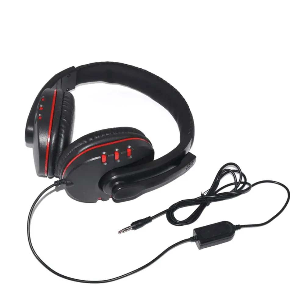Wired Gaming Headphones 40mm Driver Bass Stereo with Mic 3 5mm Jack Headsets Noise Isolating for PS4 for XBOX ONE PC Mic