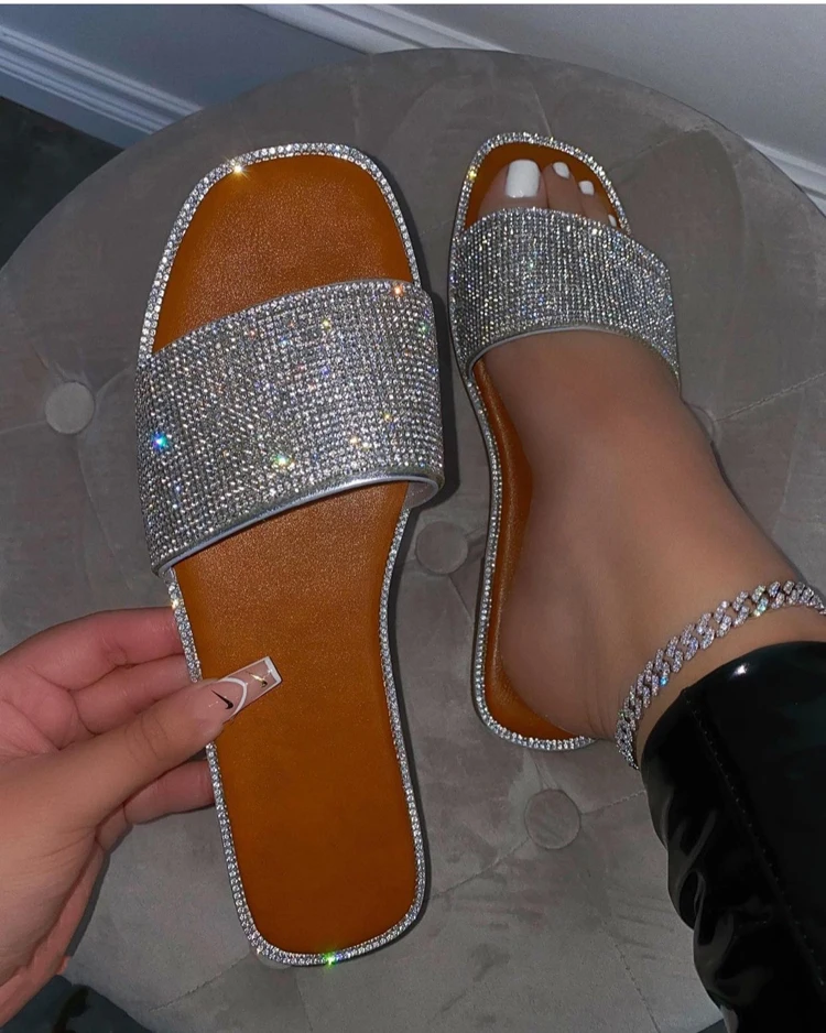 bling sandals size 12