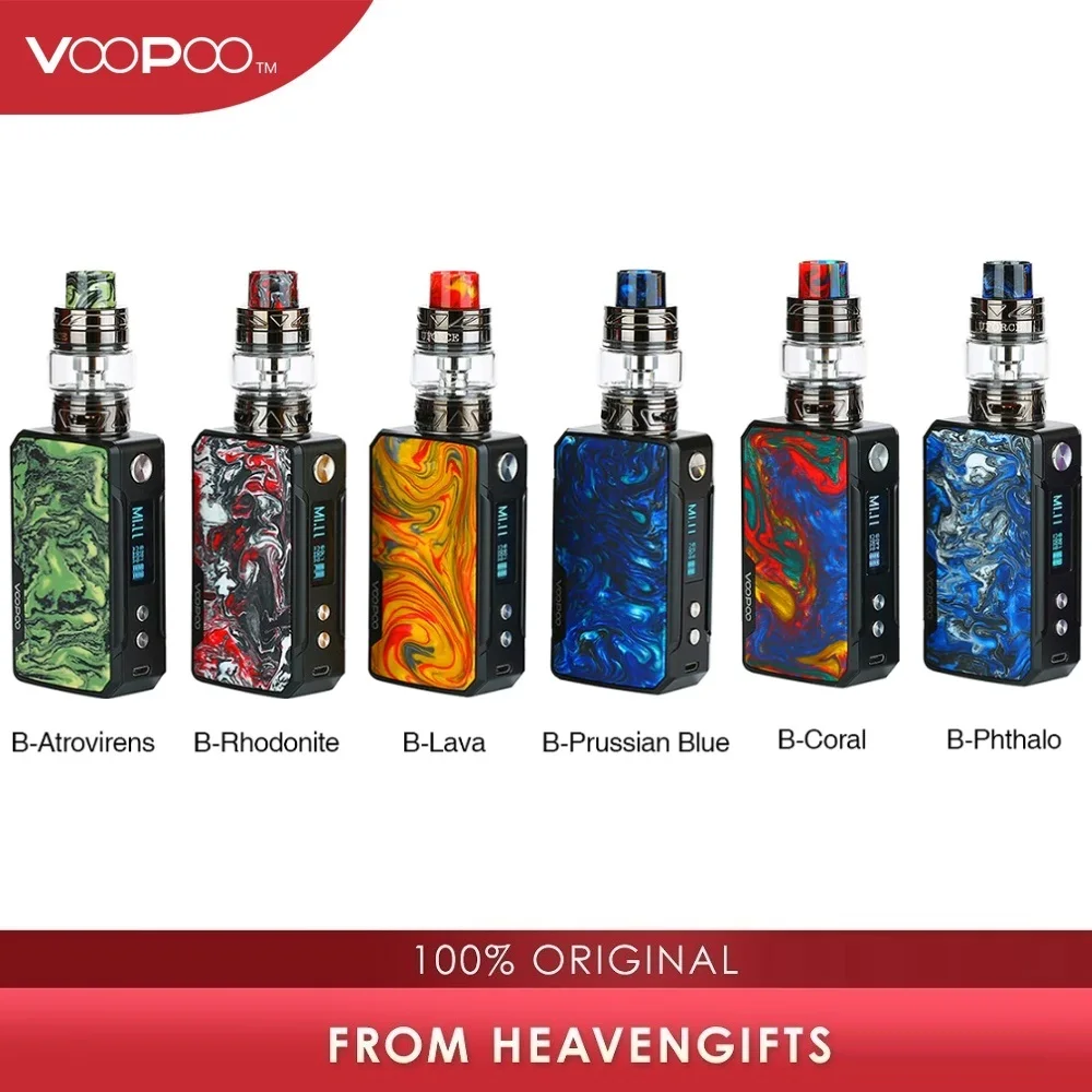 Оригинальный набор VOOPOO Drag Mini TC 4400 мА/ч с аккумулятором 2 Mod бак UFORCE T2 5 мл/2 мл
