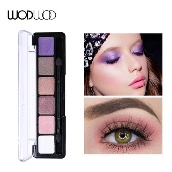 

WODWOD Eyes Makeup Eyeshadow 6 Color Eye Shadow Palette Matte Eyeshadow Palette Shimmer Matte Waterproof Long Lasting Cosmetic