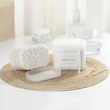 300 шт./кор. одноразовые двухголовые ватные палочки с наконечниками круглые многофункциональные Аппликаторы безопасная бумажная палочка Инструменты для чистки ушей