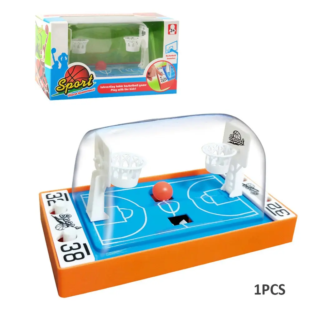 Double Ejection Finger Basketball Court Table Game Toy Party Parent-Child Interactive Children'S Educational Toy