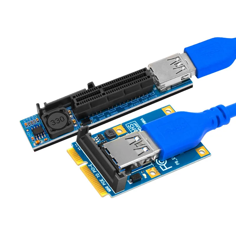 

Райзер для видеокарт PCI-E/PCI Express X4, с удлинительным кабелем, 15-контактный разъем питания SATA
