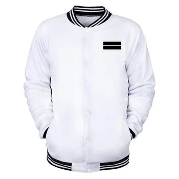 

3D Comic Ghost Blade Baseball Jacket Men Women Long Sleeve Harajuku coat Print Demon Slayer 3D boys/girls white Baseball Jacket