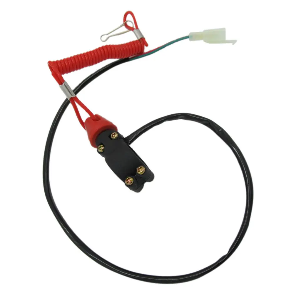 Motorcycle Tether Lanyard Universal Boat Outboard Engine Kill Stop Switch | Автомобили и мотоциклы