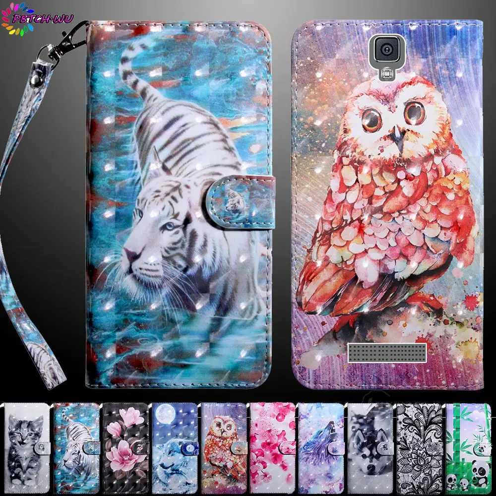 3D флип-чехол для zte Blade L5 Plus L0510 Чехол мобильного телефона кожаный чехол L5Plus L 5