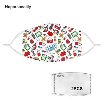 

Twoheartsgirl Printing Dustproof Face Mask with 2pcs Filters Breathable Mouth Mask Washable Windproof Kids Mouth Muffle