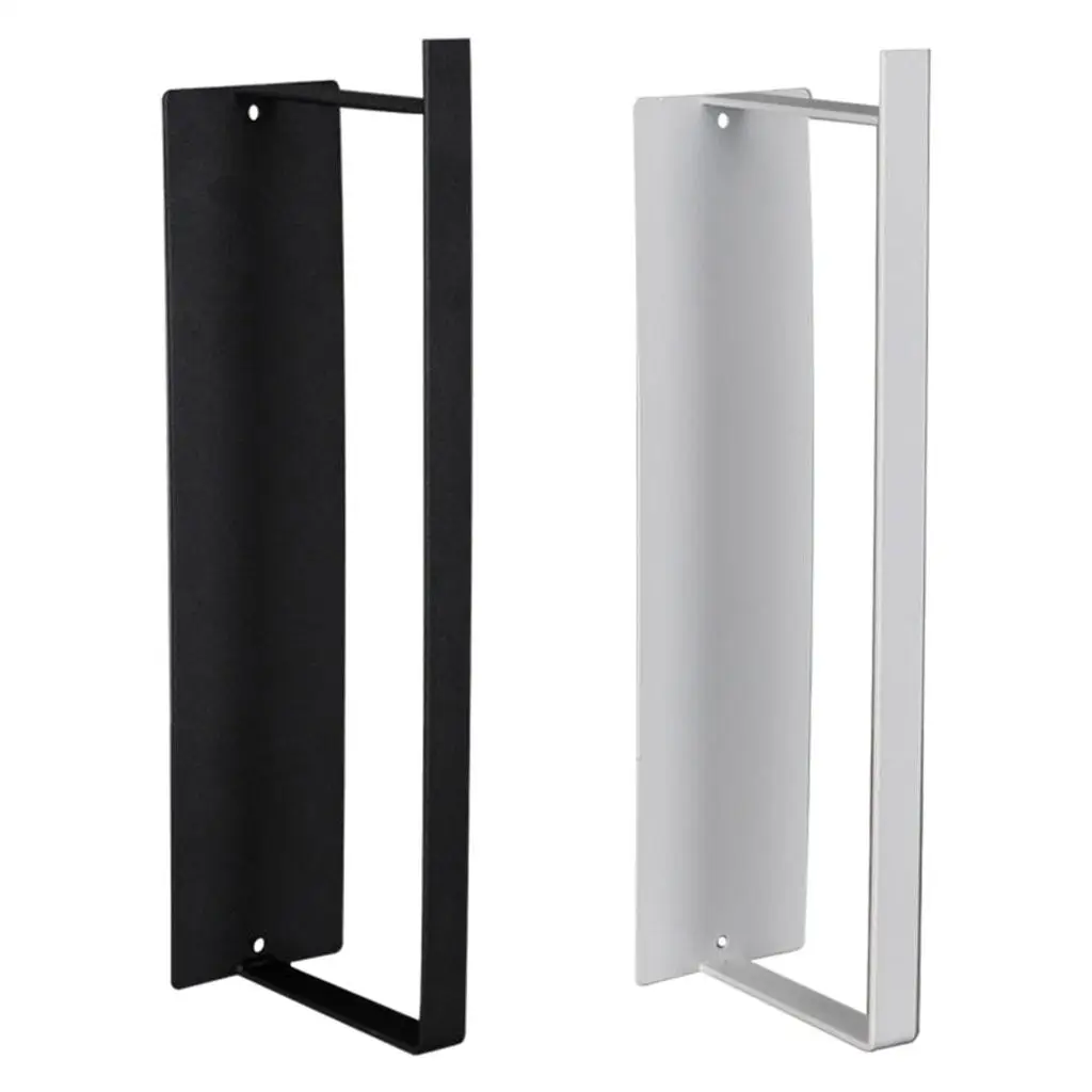 Iron Magnetic Towel Holder Bathroom Storage Towel Storage Shelf Hand Rack Space Saving Single Tier Bar for Bathroom