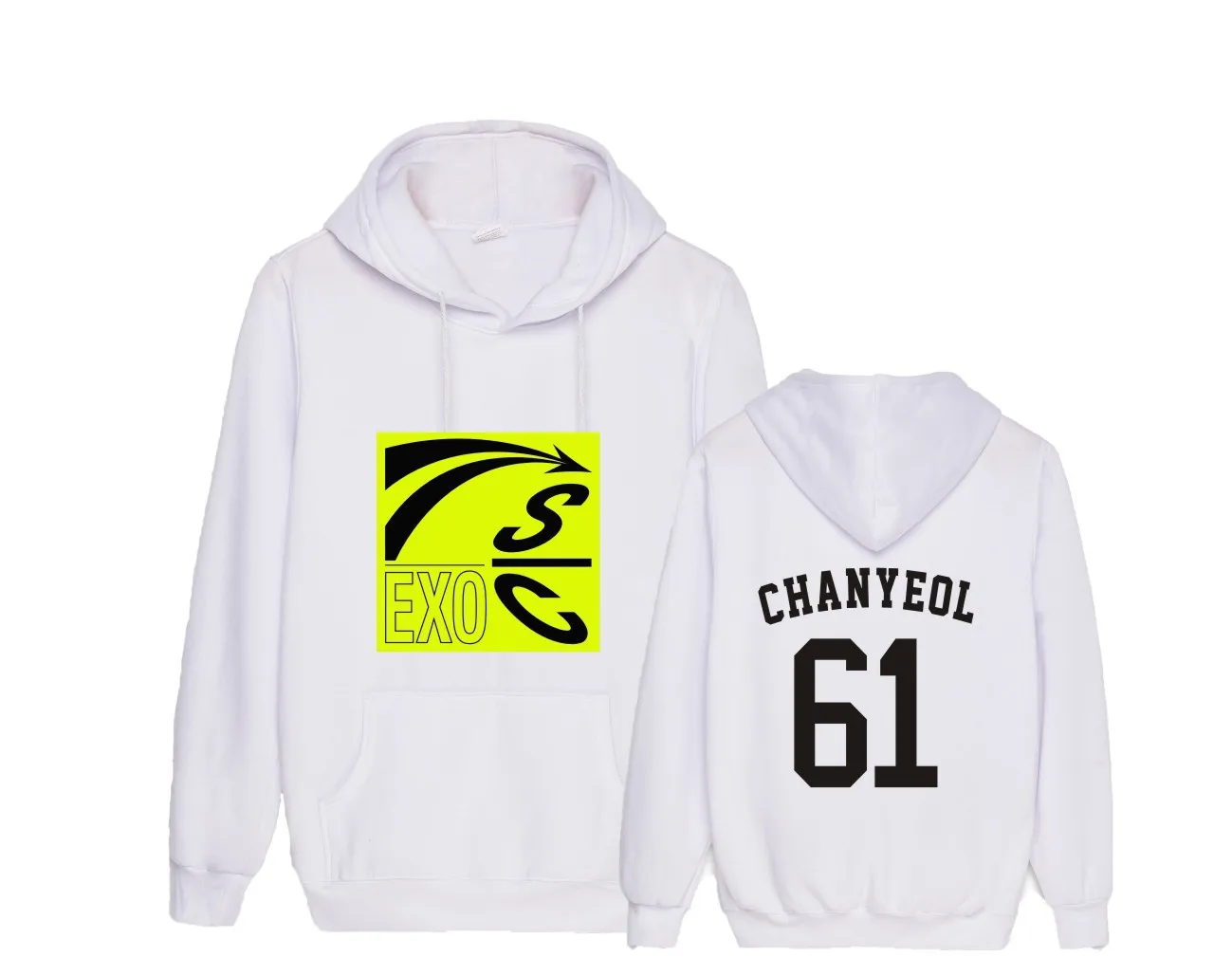 4 Новинка года, KPOP EXO SC Album What A Life Sehun Chaeyeol, толстовка с капюшоном, бархатная свободная хлопковая Прямая поставка - Цвет: 4