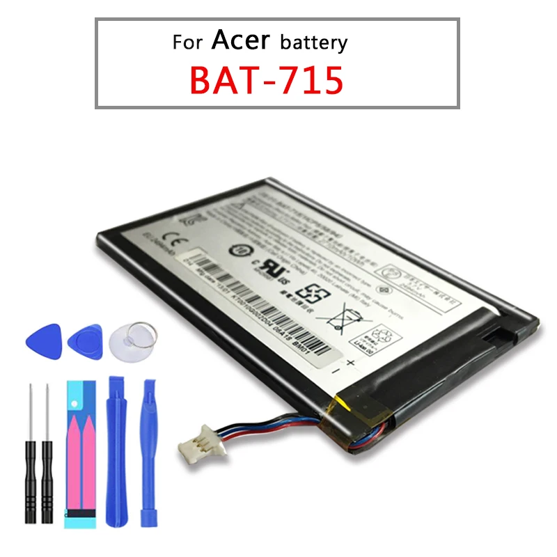 For Acer Iconia Tab B1 B1-A71 B1-710 2710mAh Tablet Battery BAT-715 |