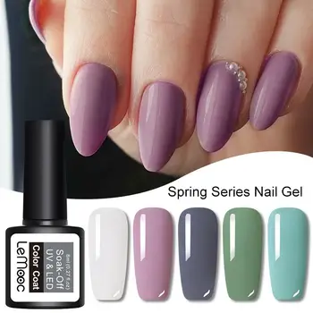 

4/5/6/12Pcs LEMOOC 8ml UV Gel Nail Polish Set Soak Off Semi Permanent Nail Art Gel Varnish varnish All for