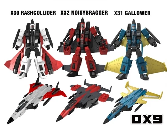 Трансформация DX9 Toys War in Pocket X30 Rashcolider X31 Gallower& X32 Noisybragger 3 Pack
