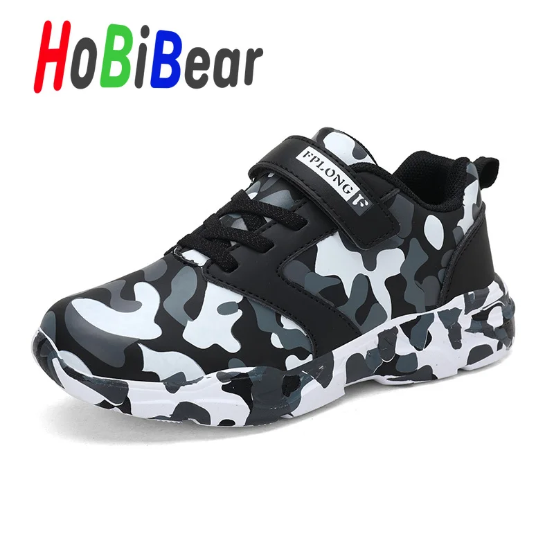 

2019 New Luxury Brand Designer Shoes for Boys Camo Big Boys Sneakers Autumn Kids Walking Shoes Size 27-40 Kids Boys School Shoes