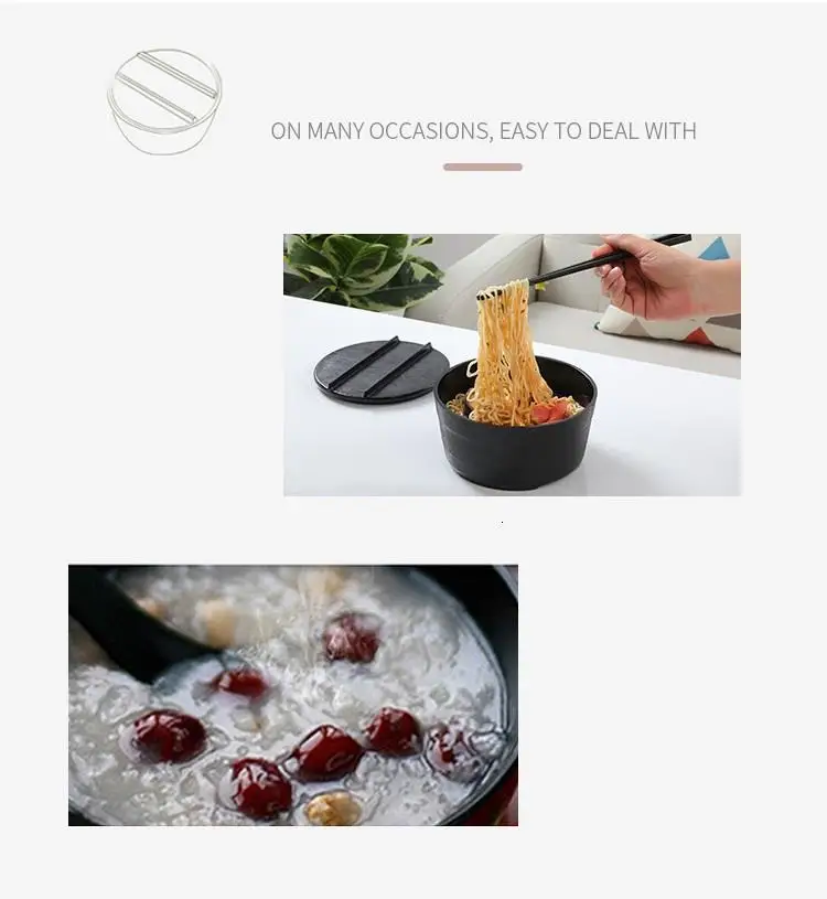 Тарелка лапша корейский Keuken аксессуары Miska Snack Mutfak Malzemeleri Cuenco Керамическая Кухня Столовая бар столовая посуда керамическая чаша