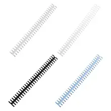 30 отверстий круги кольцо отрывная бумага книга скрапбук альбом переплет Пластик Биндер спираль A4 принадлежности для ноутбуков E65A