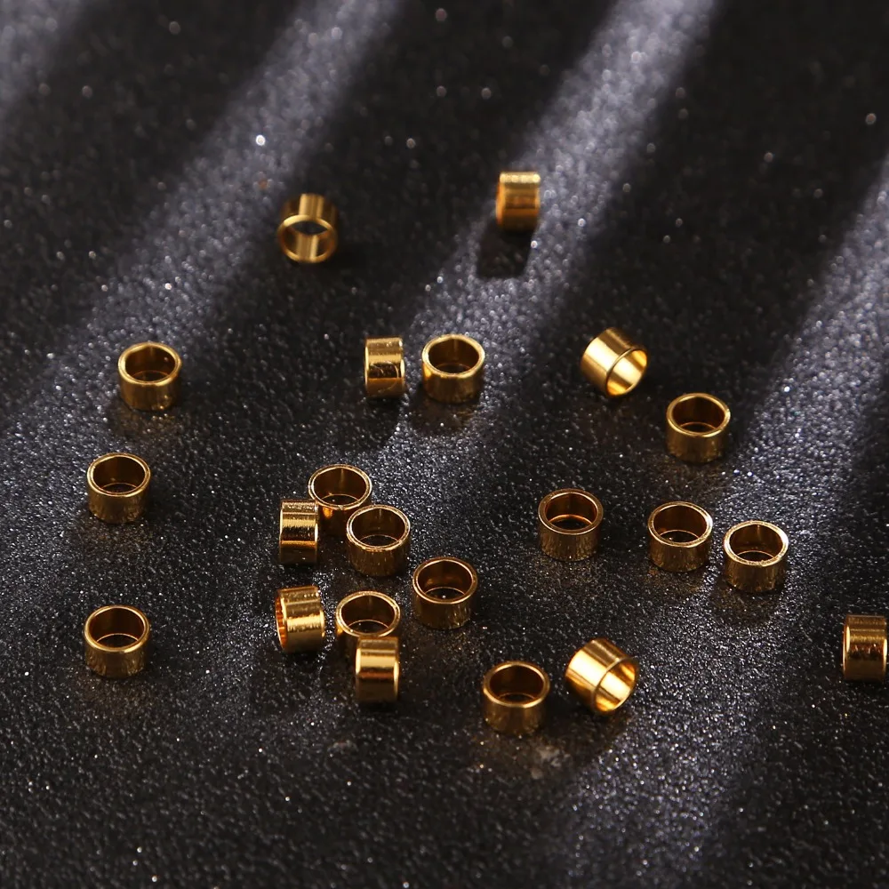 20pcs 6mm Diameter stainless steel Gold Color Closed Rings DIY Jewelry Accessories Marketing