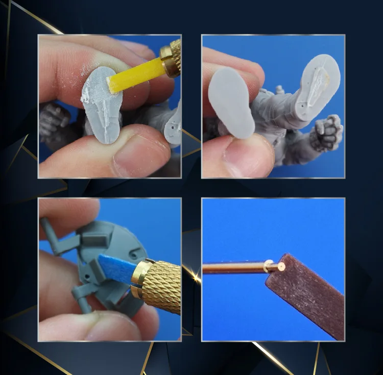 Mecha military model polishing pen Fiber toughness grinding rod Hobby grinding tools 4