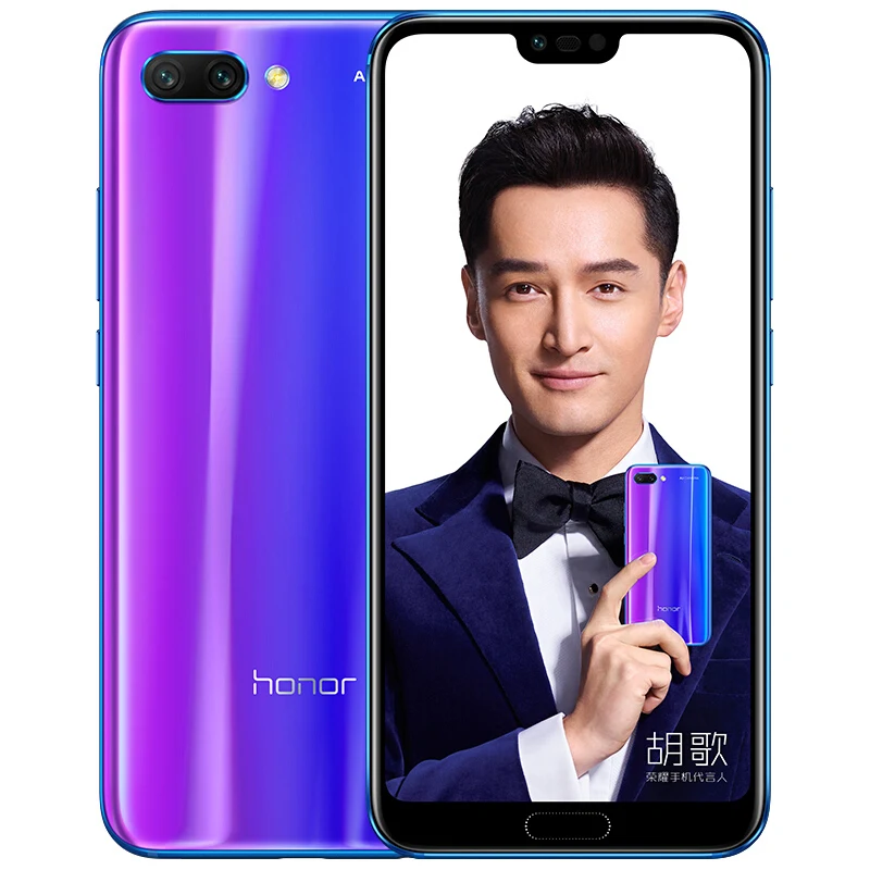 Глобальная версия Honor 10 COL-L29 4G LTE мобильный телефон Kirin 970 Android 8,1 5,8" ips 2280X1080 4 Гб ram 128 ГБ rom NFC 24 МП