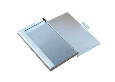 Reducido Funda metálica de aluminio para tarjetas de crédito, tarjetero creativo de bolsillo para tarjetas de crédito X6MNeRq56np