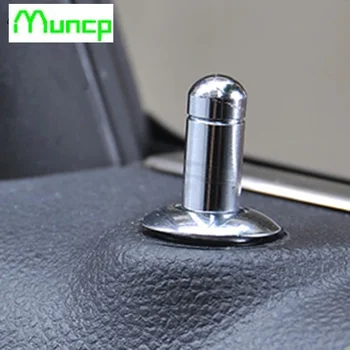 

High Light Plating Door Lock Stick Pin Cap Set+Holding 8PCS For Chevrolet Cruze sedan hatchback Opel Mokka